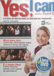 Capa de Yes, I can 6 - Informar tempo de espera, reserva e estado civil em Inglês - DVD e revista