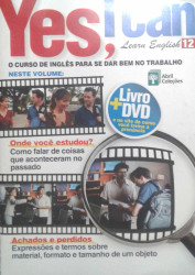 Capa de Yes, I can 12 - Falando do passado e descrevendo coisas em Inglês - DVD e revista