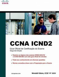 Capa de CCNA ICND2 Guia Oficial de Certificação do Exame, Segunda Edição - Wendell Odom