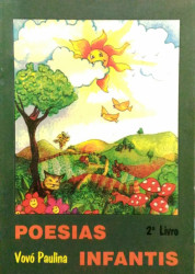 Capa de Poesias Infantis - Paulina Corrêa da Silva Bastos