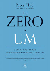 Capa de De zero a um - Peter Thiel e Blake Masters