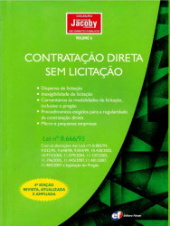 Capa de Contratação direta sem licitação - Jacoby Fernandes