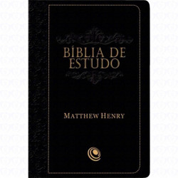 Capa de Bíblia de Estudo Matthew Henry - 