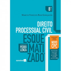 Capa de Direito processual civil esquematizado - Marcus Vinicius Rios Gonçalves