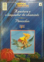 Capa de A Pastora e O Limpiador de Chamines e Pinocchio - Contos Populares