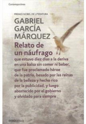 Capa de Relato de un náufrago - Gabriel García Márquez