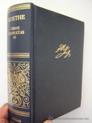 Capa de Goethe tomo III - Johann Wolfgang Goethe