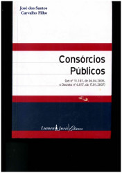 Capa de Consórcios públicos - José dos Santos Carvalho Filho