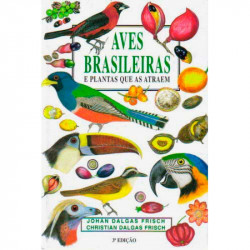 Capa de Aves brasileiras - Johan Dalgas Frisch; Christian Dalgas Frisch