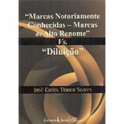 Capa de Marcas notoriamente conhecidas - José Carlos Tinoco Soares