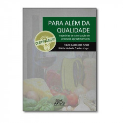 Capa de Para Além da Qualidade - Flávio Sacco dos Anjos e Nádia Velleda Caldas