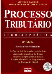 Capa de Processo Tributário - Vittorio Cassone Maria Eugênia Teixeira Cassone