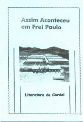 Capa de Assim aconteceu em Frei Paulo - Zezé de Boquim