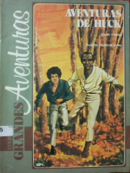 Capa de Aventuras de Huck - Mark Twain