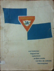 Capa de Manual de cerimônias, fogueiras, natureza, ordem unida, tardes de sábado, recreações - Desbravadores
