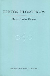 Capa de Textos filosóficos - Marco Túlio Cícero
