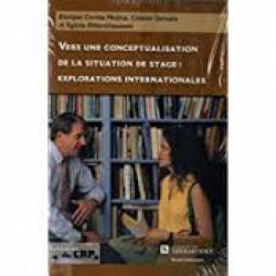 Capa de Vers une conceptualisation de la situation de stage - Enrique Correa Molina, Colette Gervais, Sylvia Rittershaussen