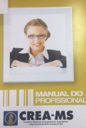 Capa de Manual do Profissional CREA-MS - CREA-MS