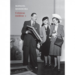 Capa de Crônicas inéditas - Vol. 2 - Manuel Bandeira