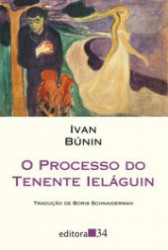 Capa de O processo do tenente Ieláguin - Ivan Búnin