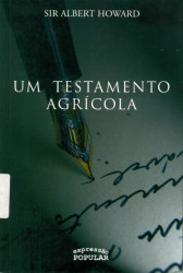 Capa de Um Testamento Agrícola - Sir Albert Howard