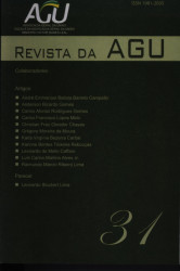 Capa de Artigos n. 31 - Revista da AGU