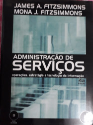 Capa de Administração de serviços - James A. Fitzsimmons e Mona J. Fitzsimmons