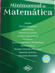 Capa de Minimanual de matemática - Ana Maria de Oliveira