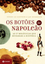 Capa de Os botões de Napoleão - Penny Le Couteur; Jay Burreson