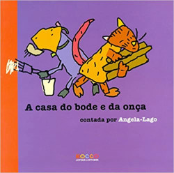 Capa de A casa do bode e da onça - Angela Lago