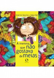 Capa de A menina que não gostava de meias. - Simone Magno