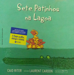 Capa de Sete patinhos na lagoa - Caio Riter