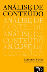 Capa de Análise de conteúdo - Laurence Bardin