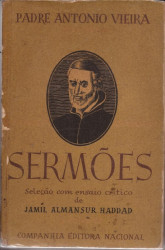 Capa de Sermões - Padre Antonio Vieira; Jalmir Almansur Haddad (sel.)