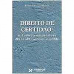 Capa de Direito de certidão - Fernando Ferreira Moraes