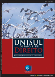 Capa de Unisul de Fato e de Direito - Vários