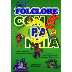 Capa de Folclore & Companhia - Robson Alves dos Santos e Márcia Maria Villanacci Braga