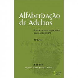 Capa de Alfabetização de adultos - Irene Terezinha Fuck