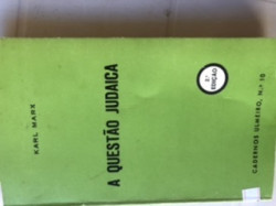 Capa de A questão judaica - Karl Marx