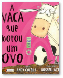Capa de A vaca que botou um ovo - Andy Cutbill