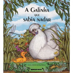 Capa de A Galinha que sabia nadar - Paul Adshead
