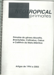 Capa de Neotropical Primates Artigos de 1994 a 2003 - Diversos