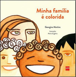 Capa de Minha família é colorida - Georgina Martins