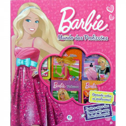 Capa de Barbie Mundo das Profissões - Ciranda Cultural