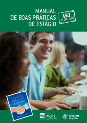Capa de Manual de Boas Práticas de Estágio - Fórum de Estágio da Bahia