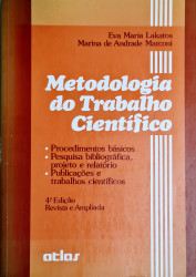 Capa de Metodologia do trabalho científico - Marina de Andrade Marconi; Eva Maria Lakatos