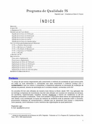Capa de IMPRESSO Programa de Qualidade 5S - LAPA, Reginaldo