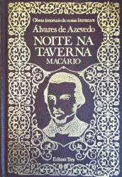 Capa de Noite na taverna e Macário - Álvares de Azevedo