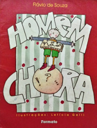 Capa de Homem Chora - Flávio de Souza