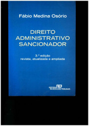 Capa de Direito administrativo sancionador - Fábio Medina Osório